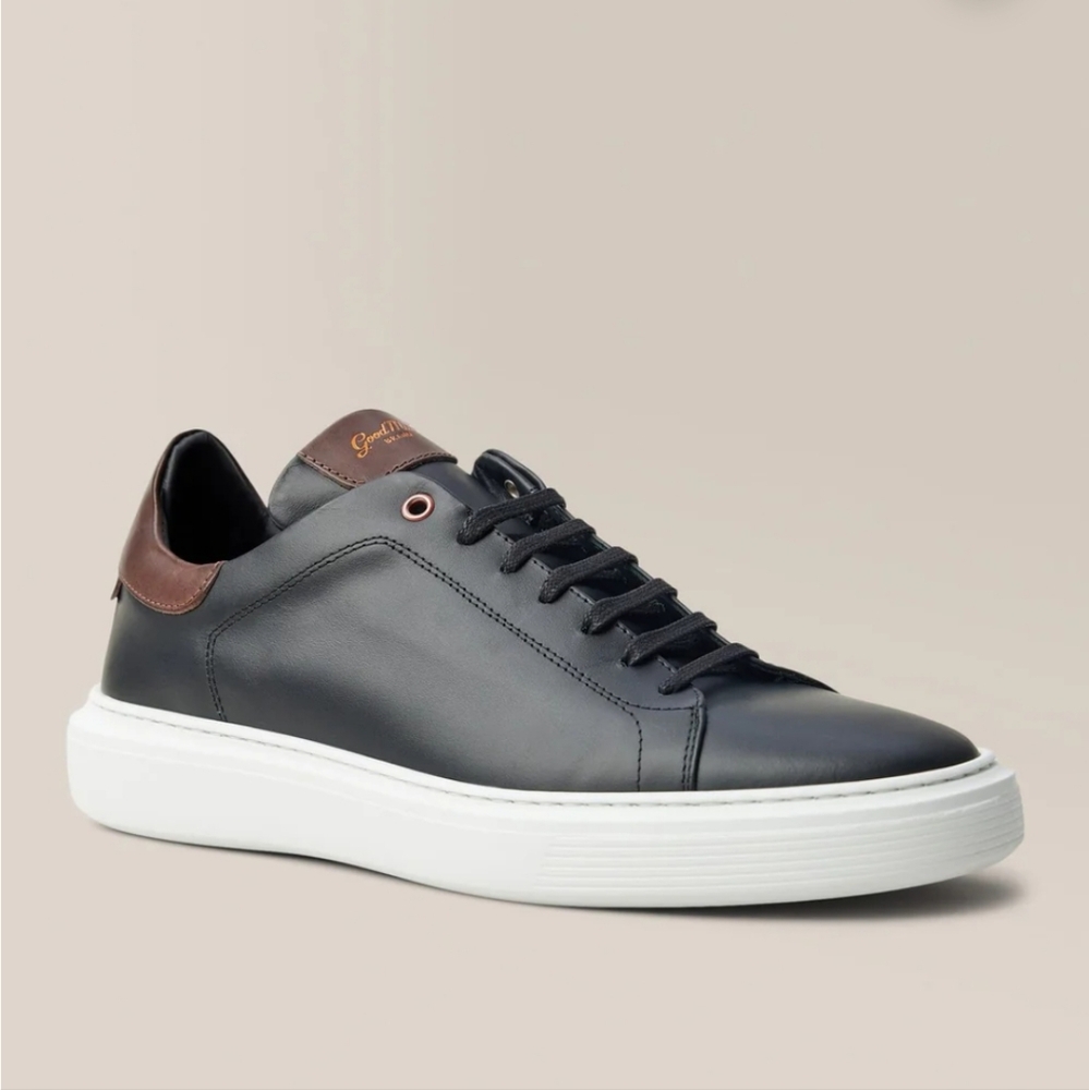 GOOD MAN BRAND LEGEND LONDON SNEAKER Men's ONLY SIZE 10 Black / Dark Vachetta